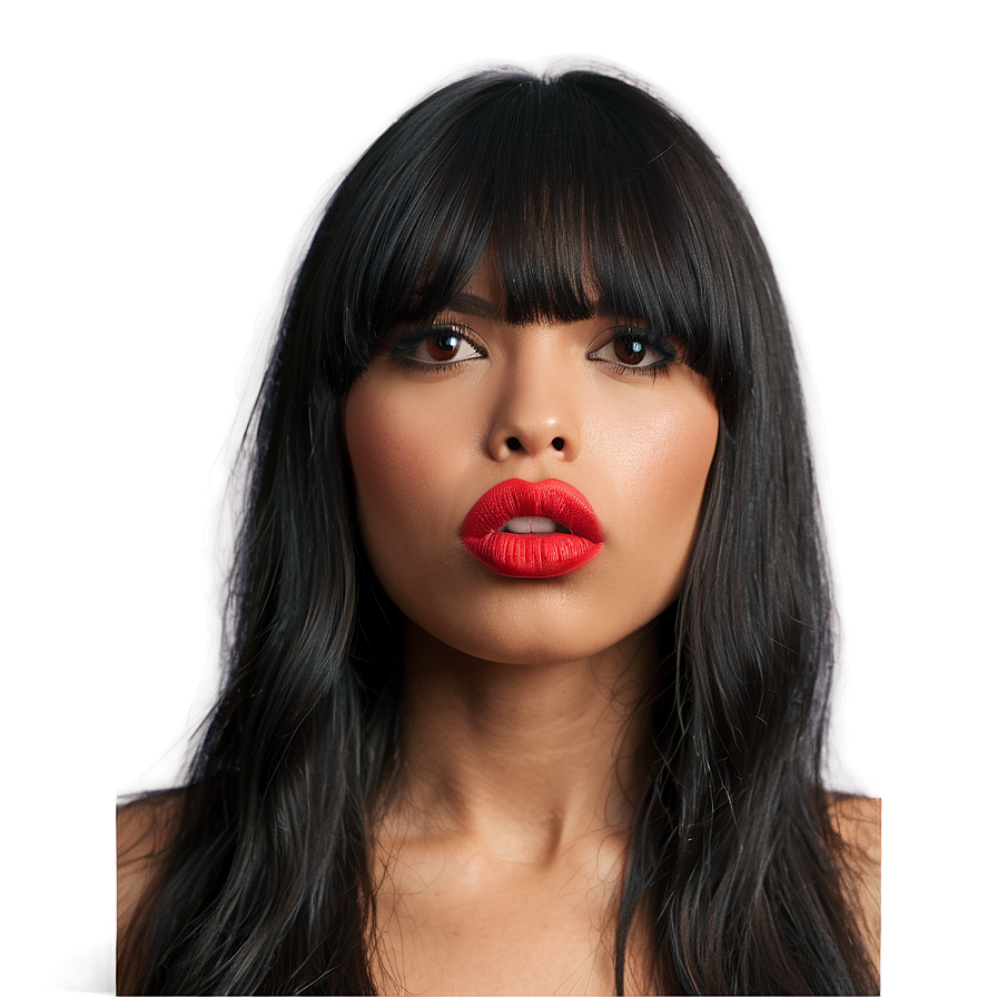 Pouting Red Lips Png 06112024 PNG Image