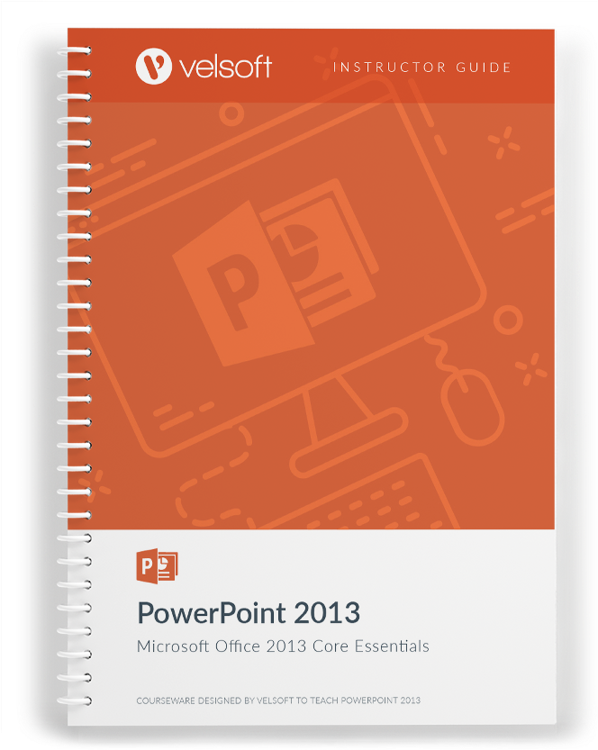 Power Point2013 Instructor Guide Cover PNG Image