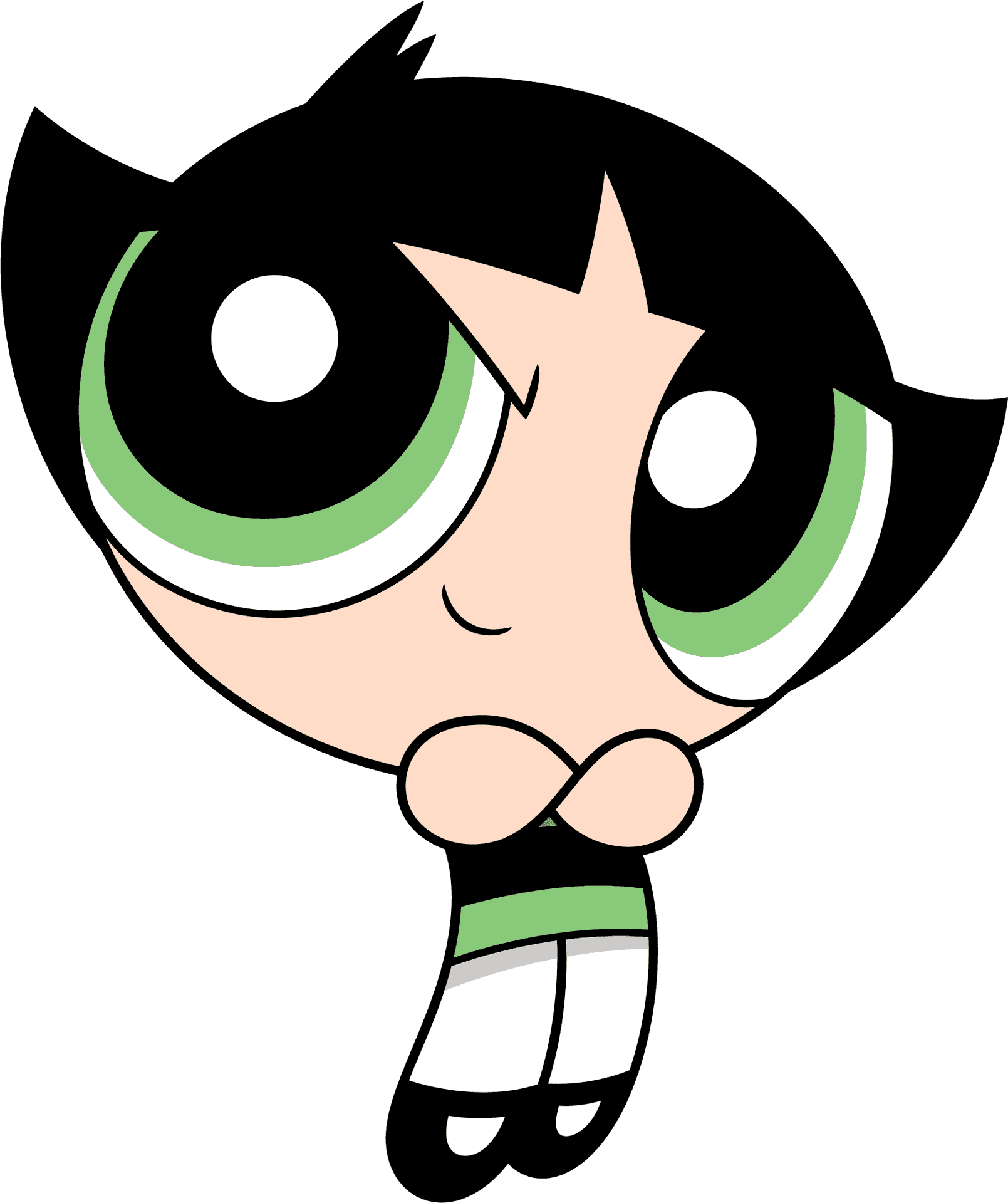 Powerpuff Girl Buttercup Vector Art PNG Image