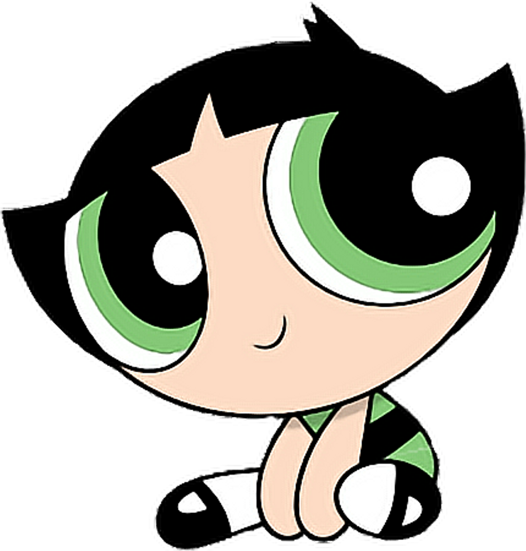 Powerpuff Girl Buttercup Vector PNG Image