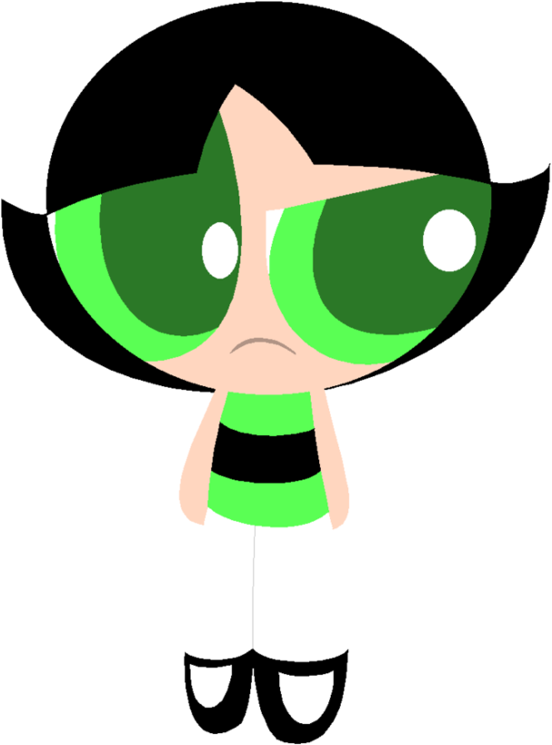 Powerpuff Girls Buttercup Standing PNG Image