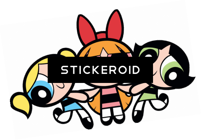 Powerpuff Girls Group Pose PNG Image