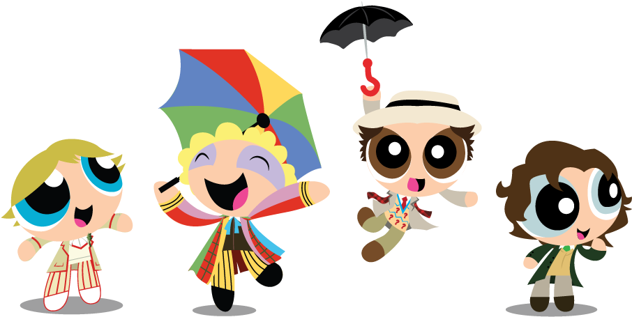 Powerpuff_ Girls_ Rainy_ Day_ Adventure PNG Image