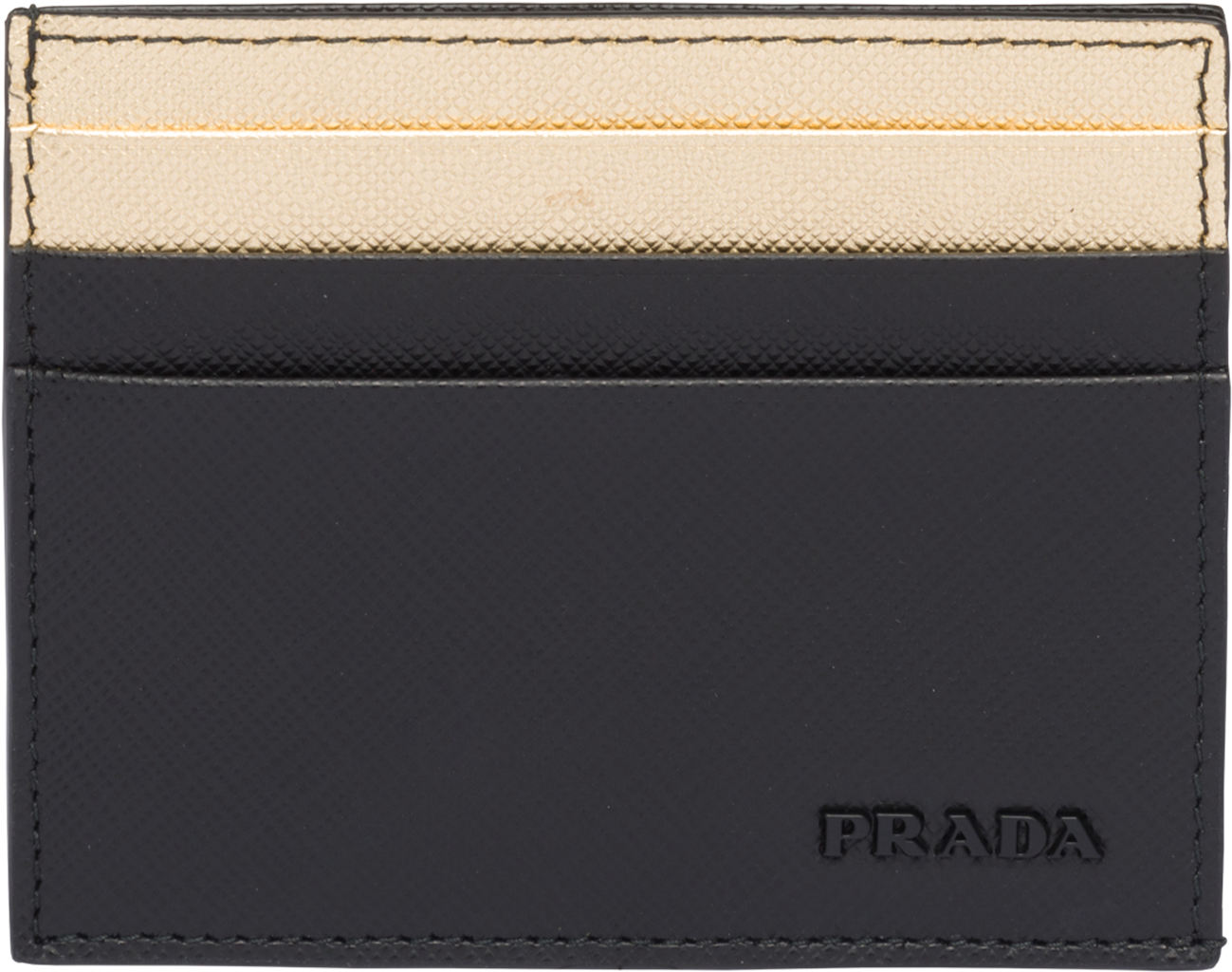 Prada Leather Card Wallet PNG Image