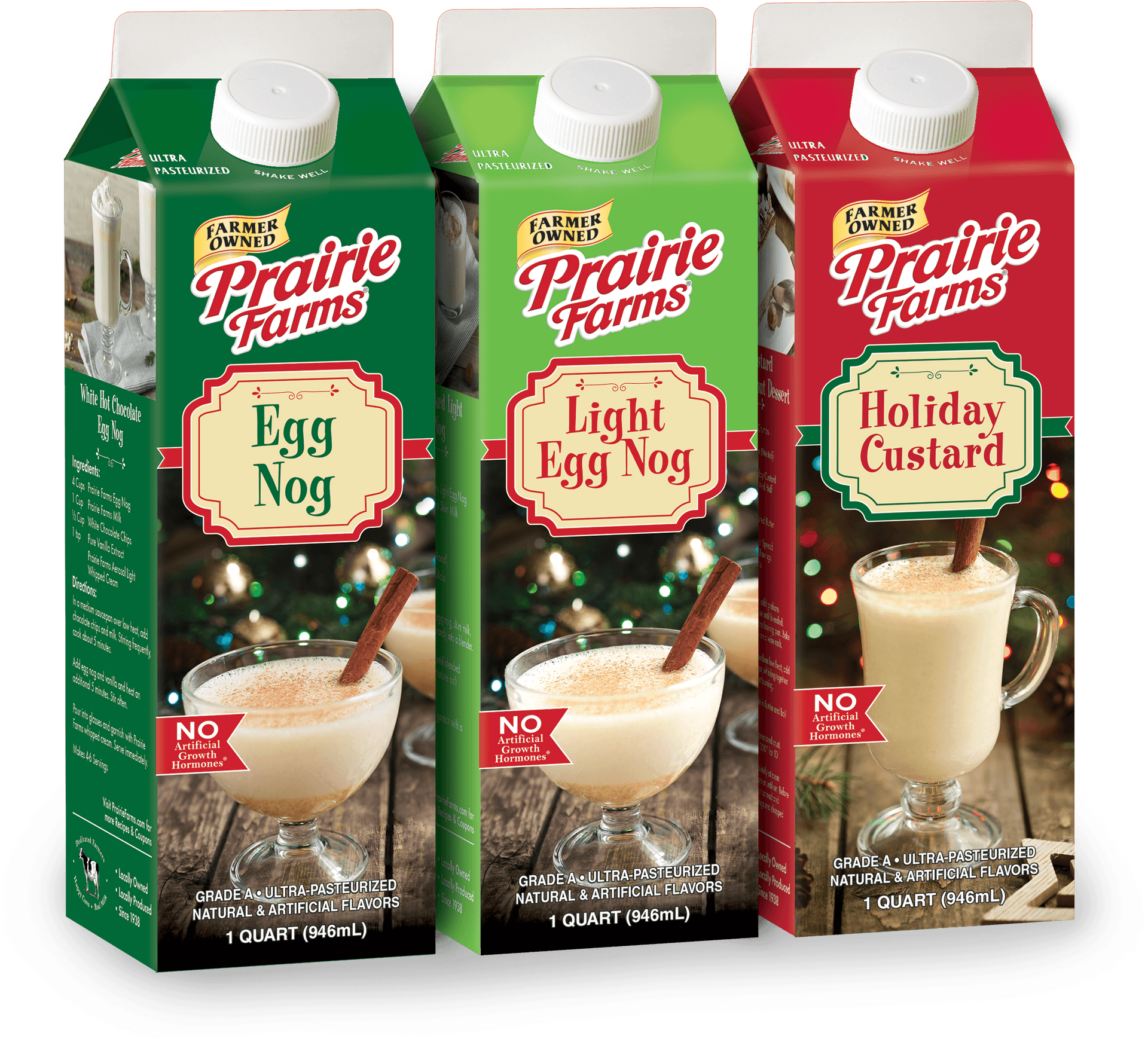 Prairie Farms Holiday Beverages PNG Image