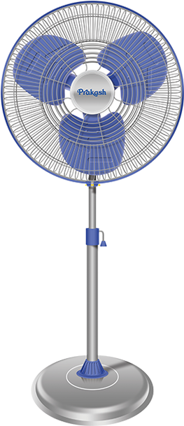 Prakash Brand Pedestal Fan PNG Image