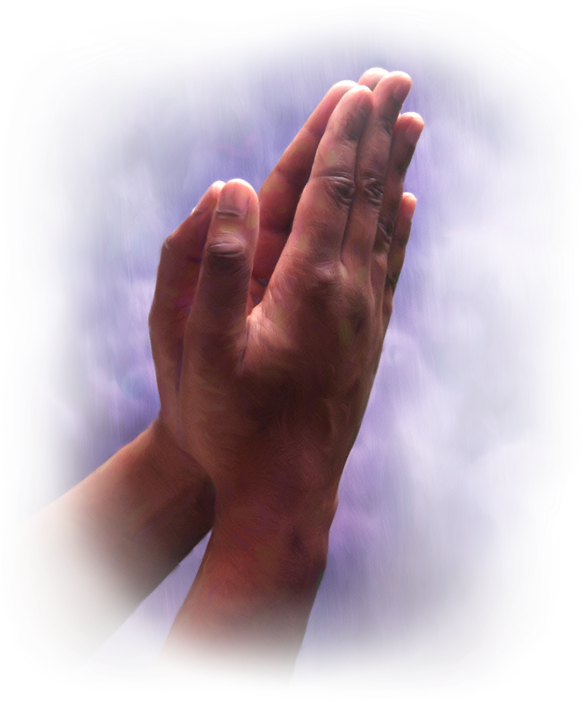 Praying_ Hands_ Purple_ Background.png PNG Image