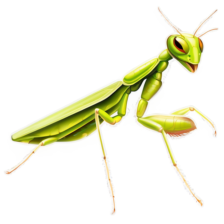 Praying Mantis In Grass Png 06122024 PNG Image