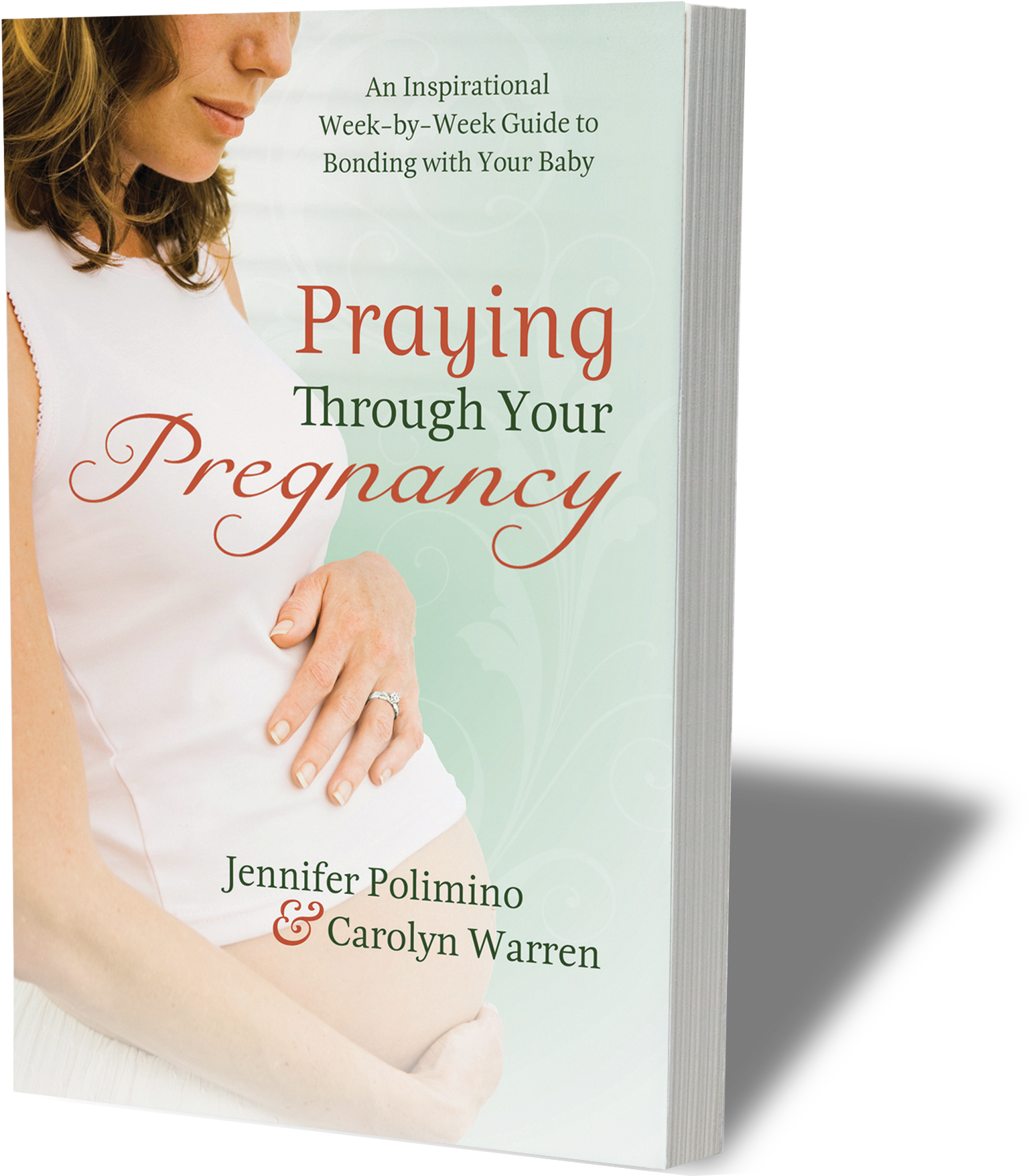 Praying Through Your Pregnancy Book Cover PNG Image