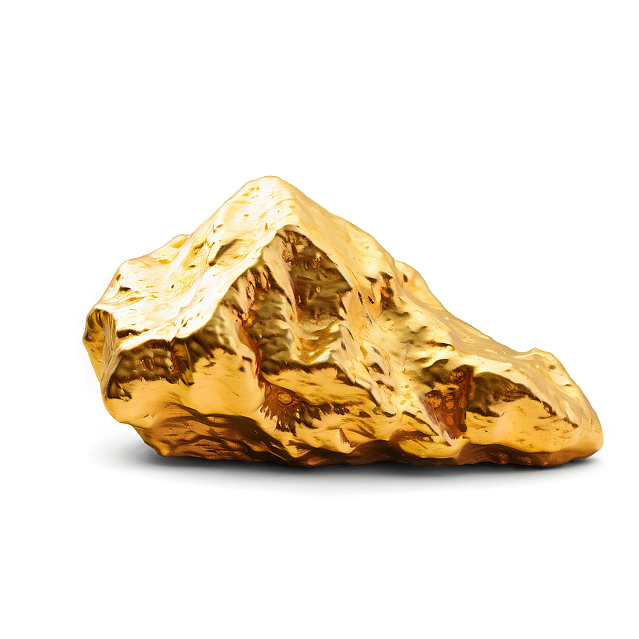 Precious Gold Nugget Png 30 PNG Image