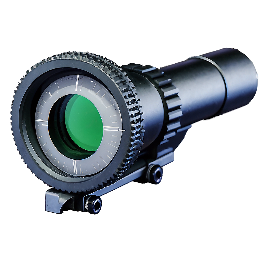 Precision Sniper Rifle Scope Png Qte18 PNG Image