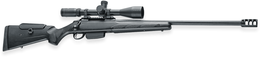 Precision Sniper Riflewith Scope PNG Image