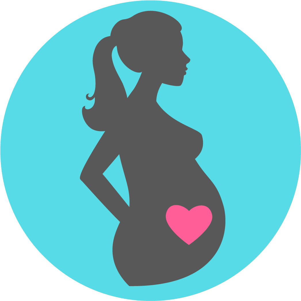 Pregnant Silhouette Love Womb PNG Image