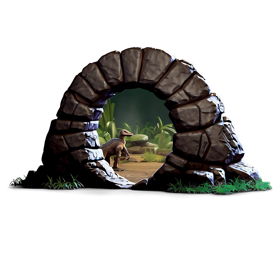 Prehistoric Dinosaur Portal Png Fsa50 PNG Image