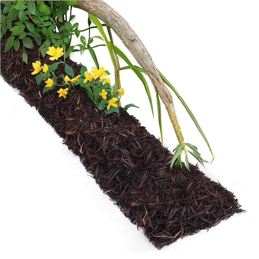 Premium Garden Mulch Png 06132024 PNG Image