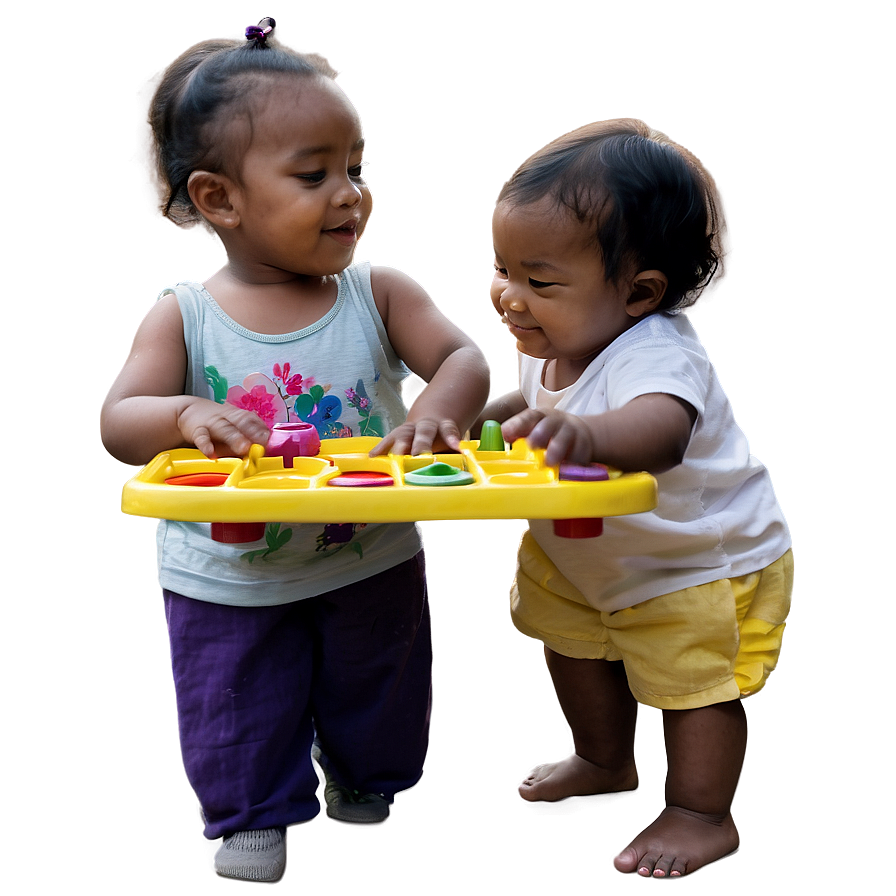 Preschoolers Playing Together Png Bvr80 PNG Image