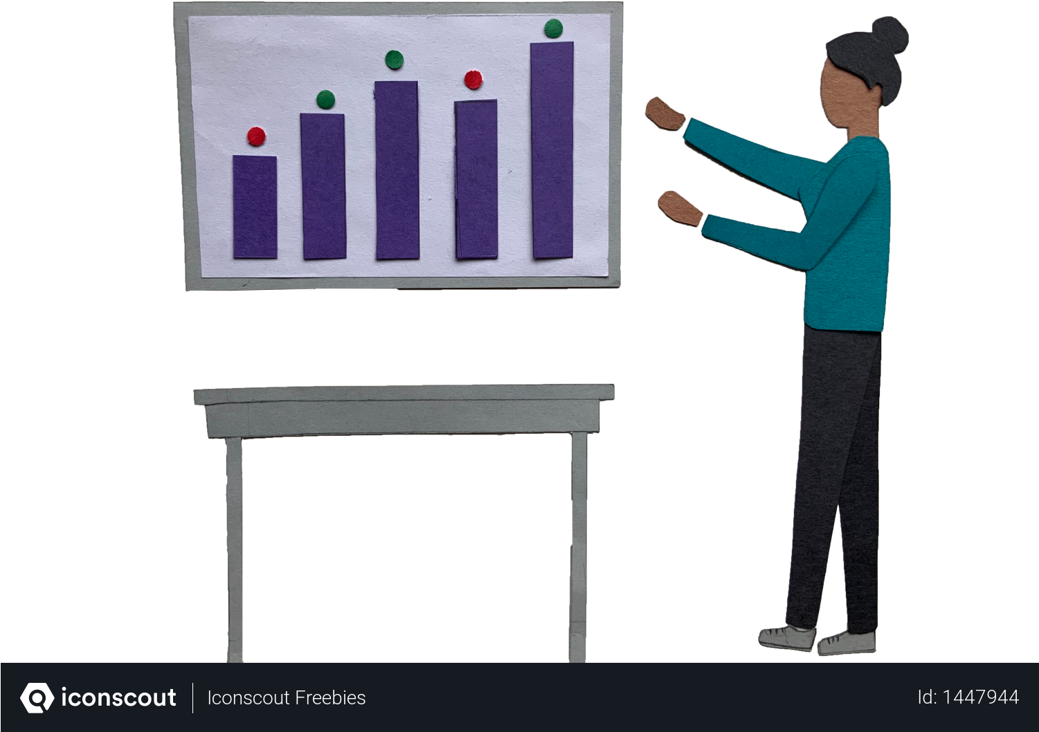 Presentation_ Bar Graph_ Analysis PNG Image