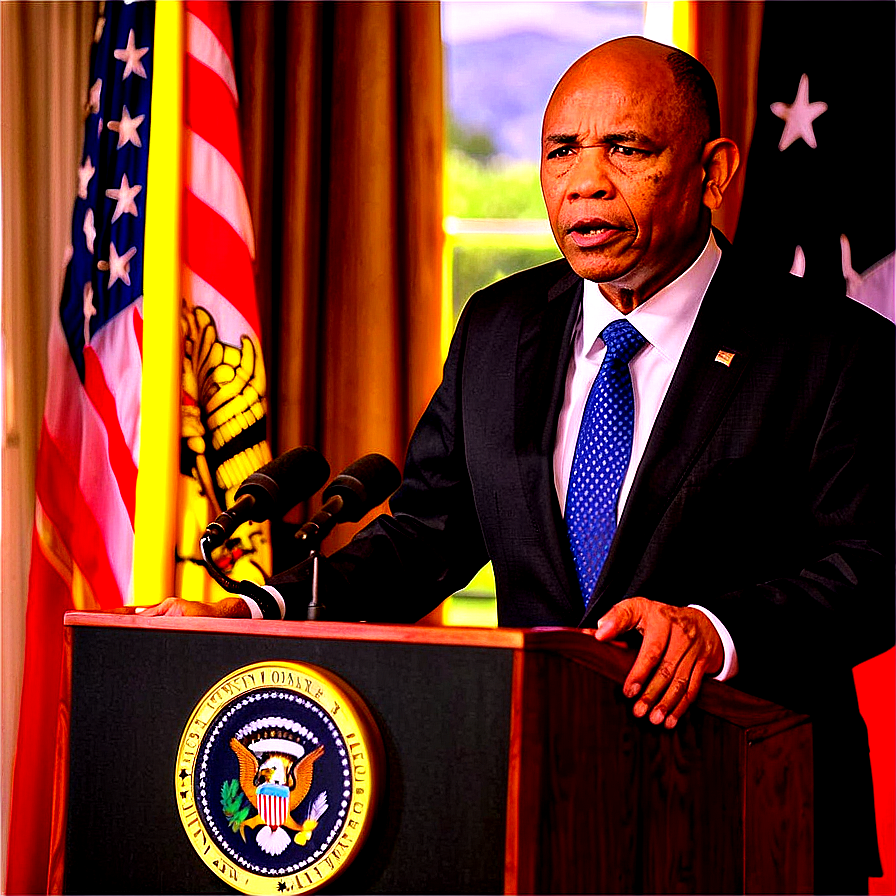 Presidential Televised Address Png Osm PNG Image