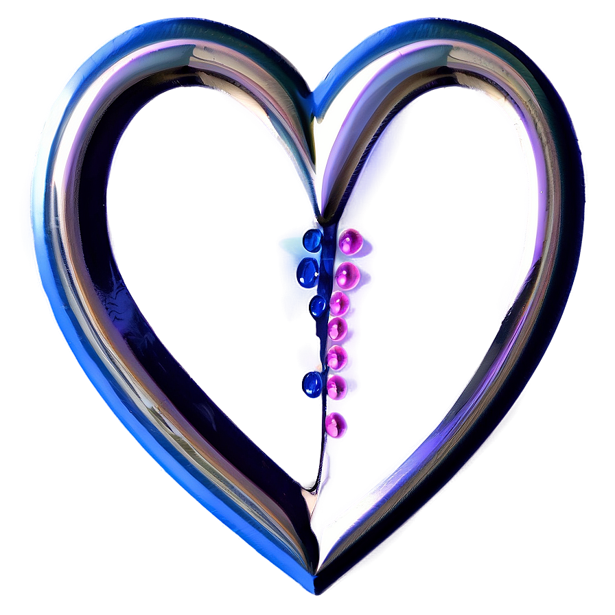 Pretty Heart Artwork Png 24 PNG Image