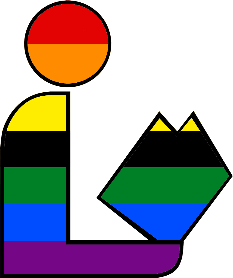 Pride Abstract Figureand Heart.png PNG Image