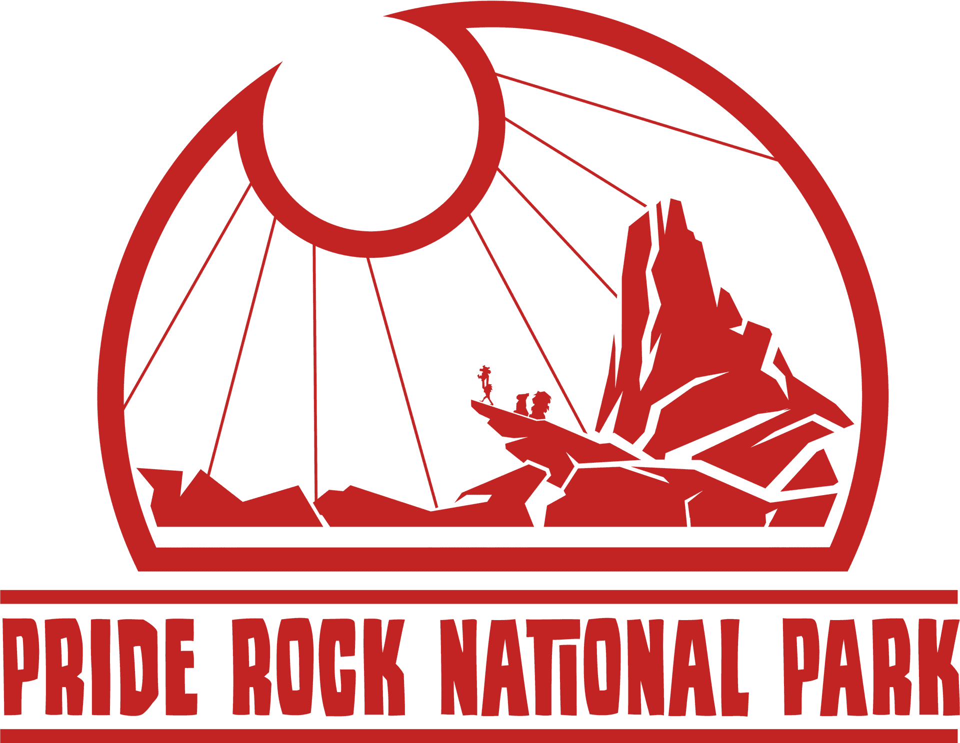 Pride Rock National Park Logo PNG Image