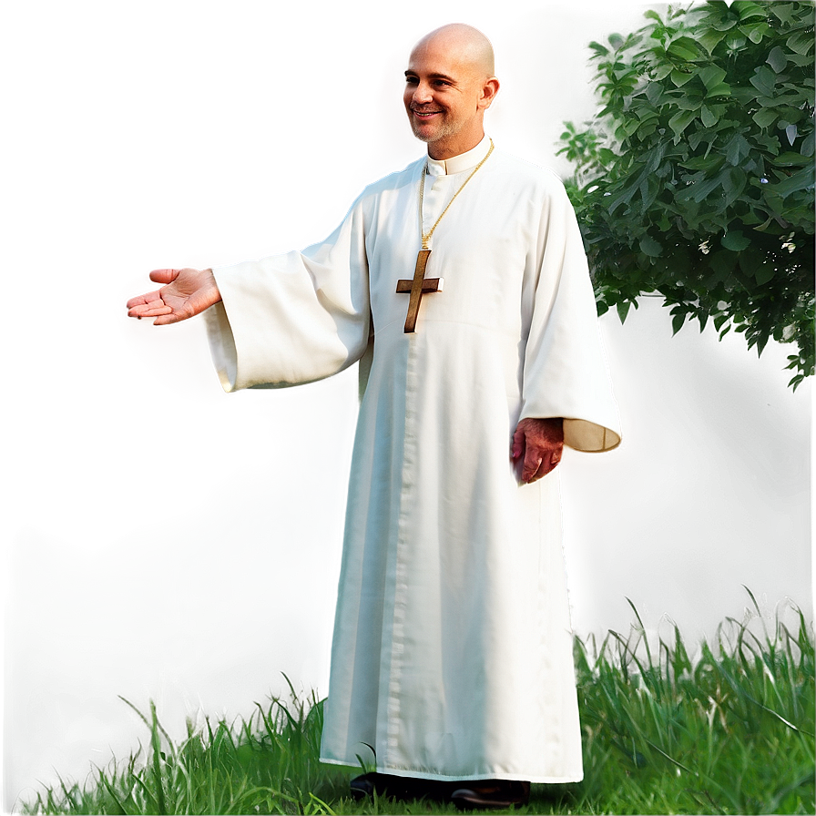 Priest In Nature Png Toy PNG Image