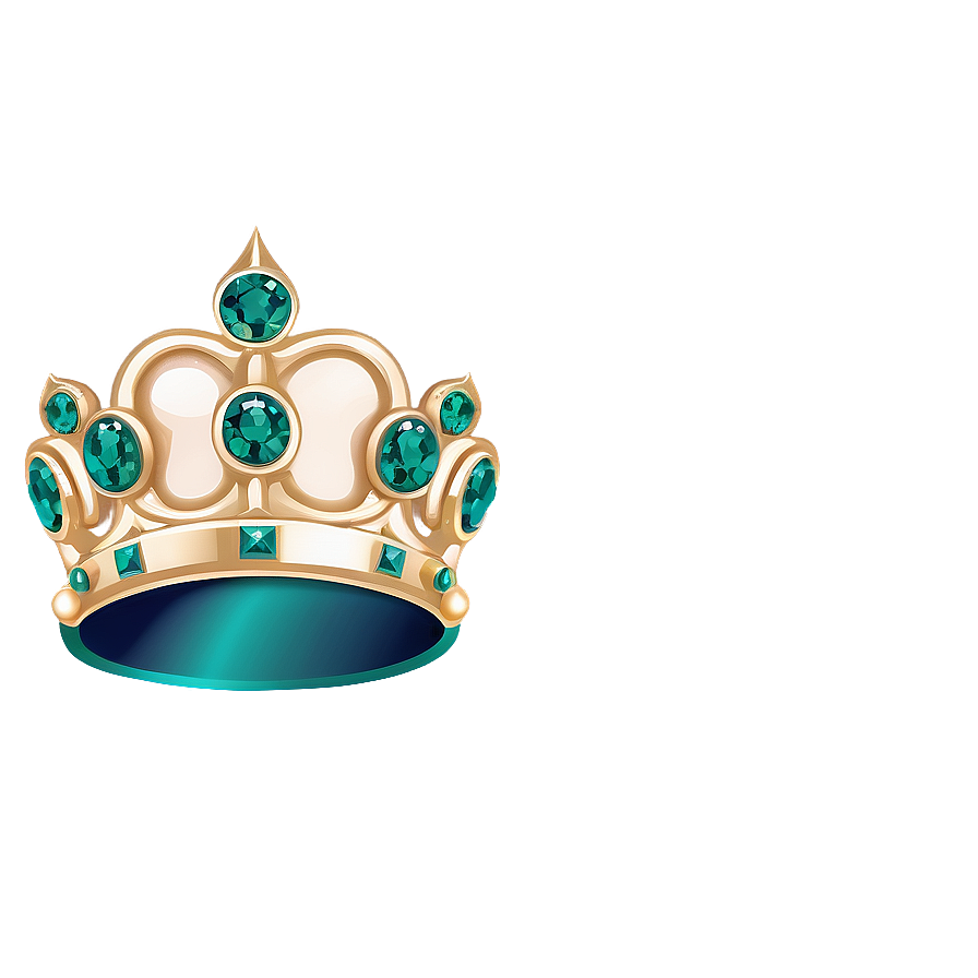 Prince Crown With Emeralds Png Let25 PNG Image