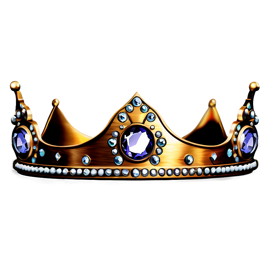 Prince Crown With Gems Png Veb PNG Image