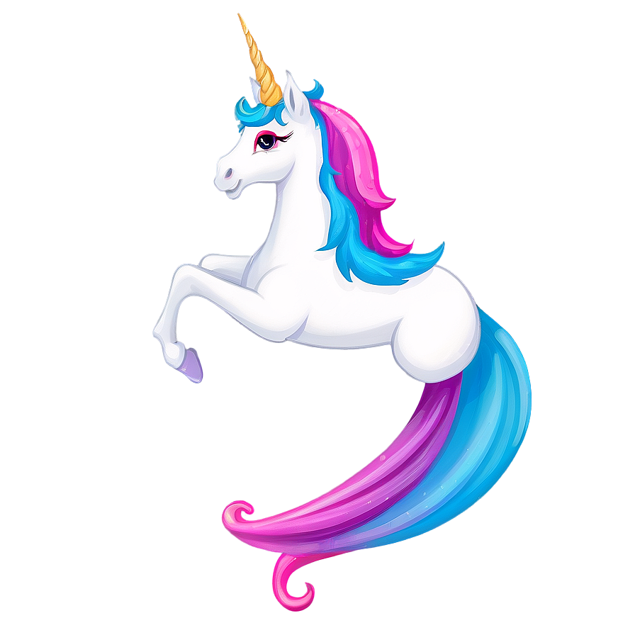 Princess And Unicorn Png Waj PNG Image