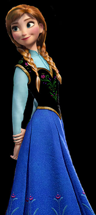 Princess_ Anna_ Frozen_ Smile PNG Image