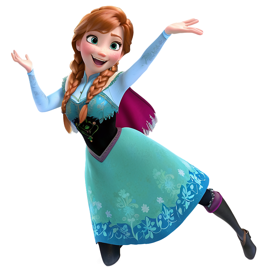 Princess Anna Of Arendelle Frozen Png Hxk23 PNG Image