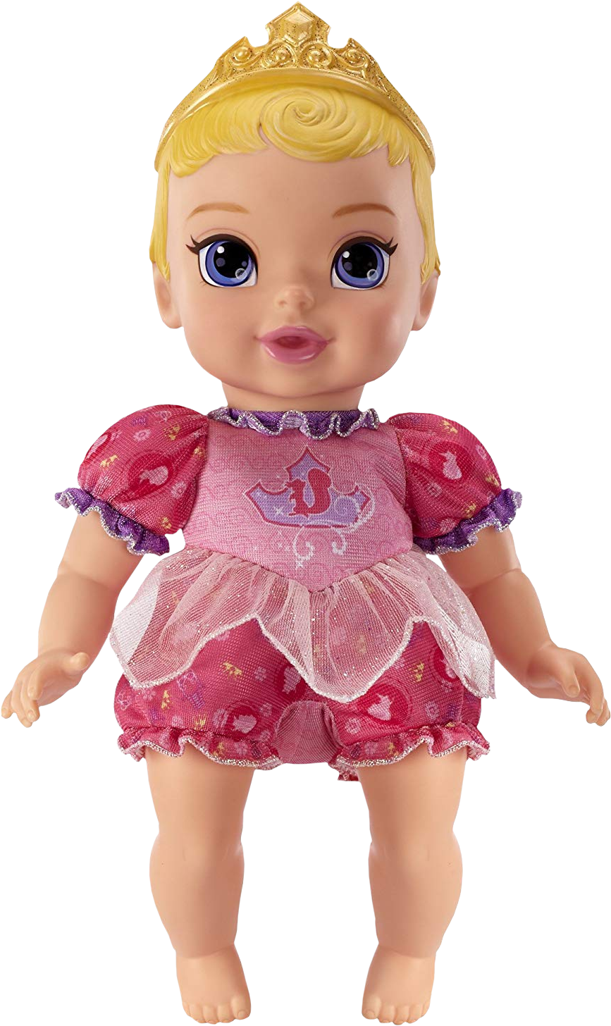 Princess Aurora Inspired Doll PNG Image