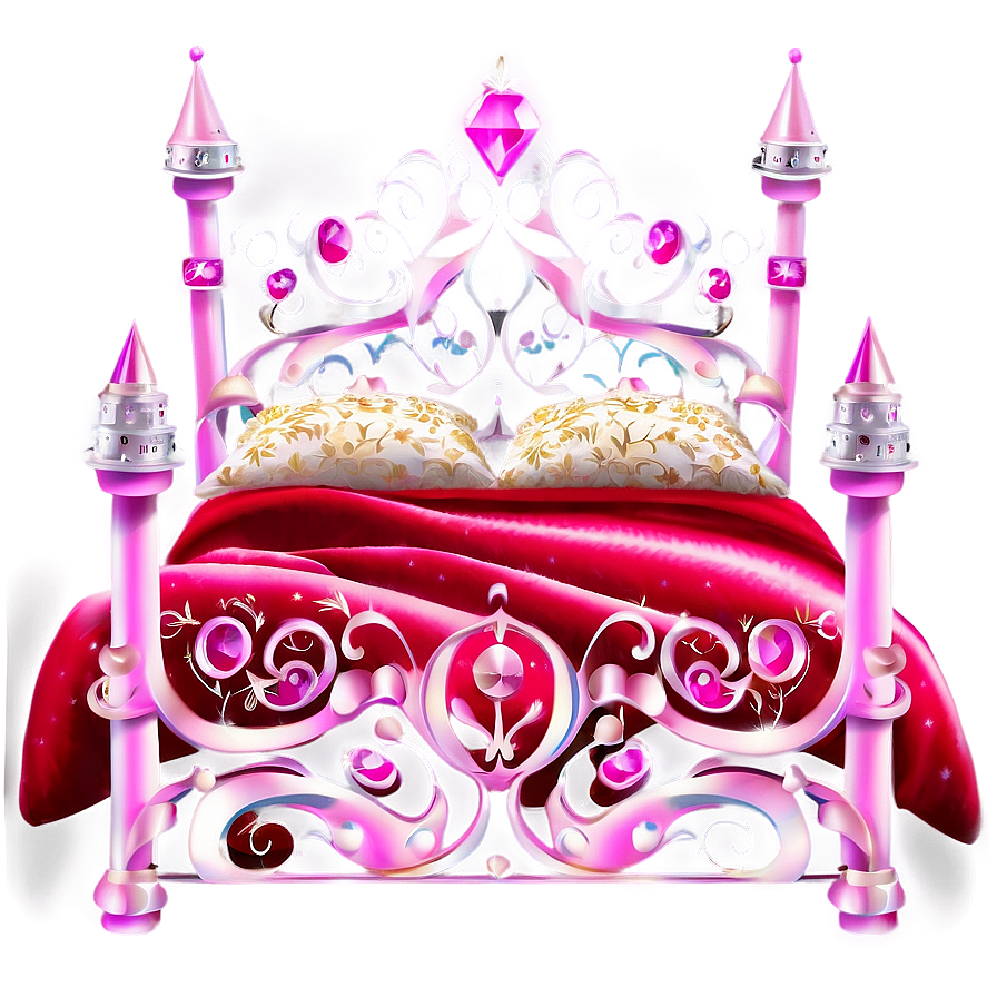 Princess Bed Fantasy Png Ntc43 PNG Image