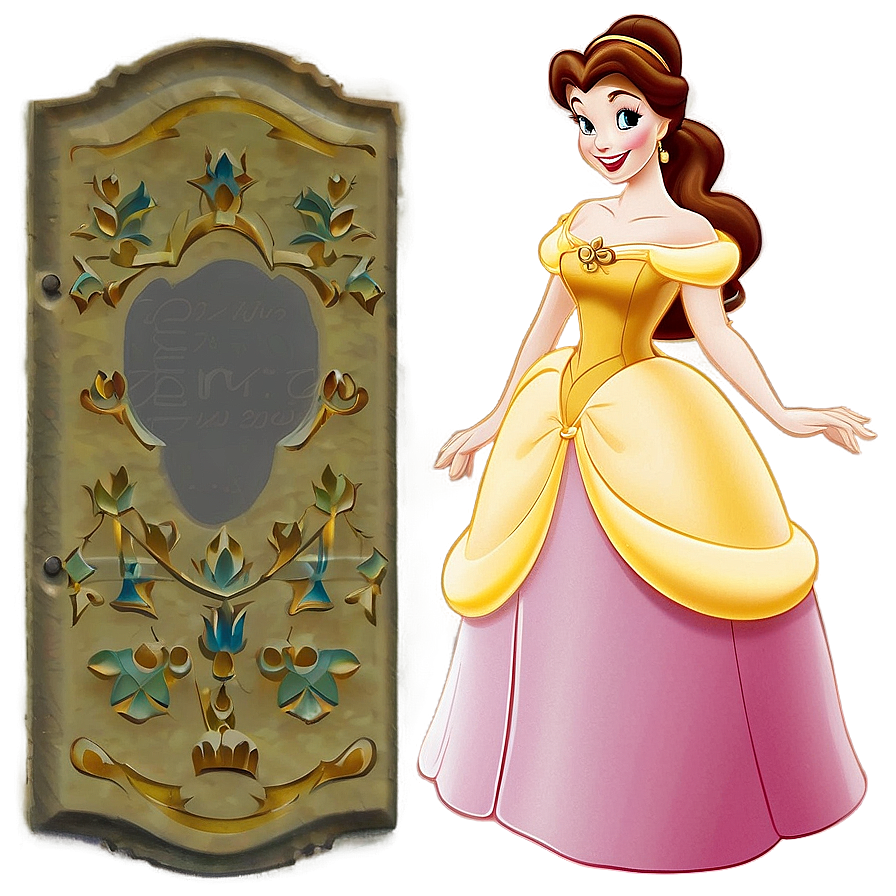 Princess Belle Character Png 79 PNG Image