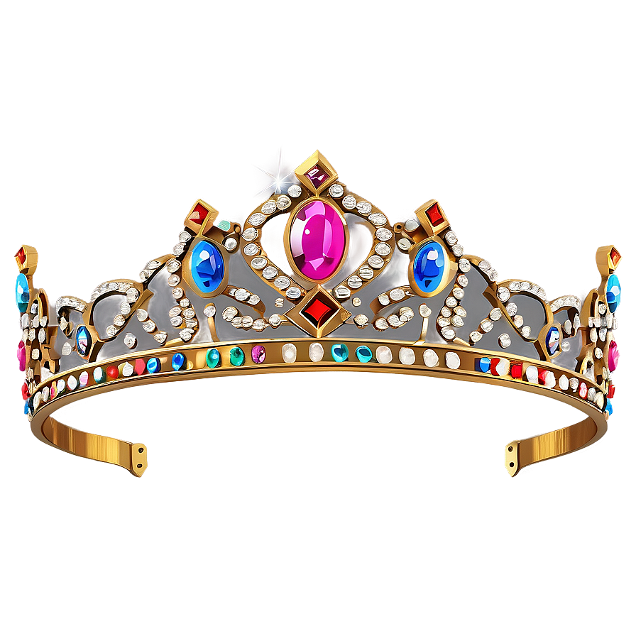 Princess Crown With Gems Png 05252024 PNG Image