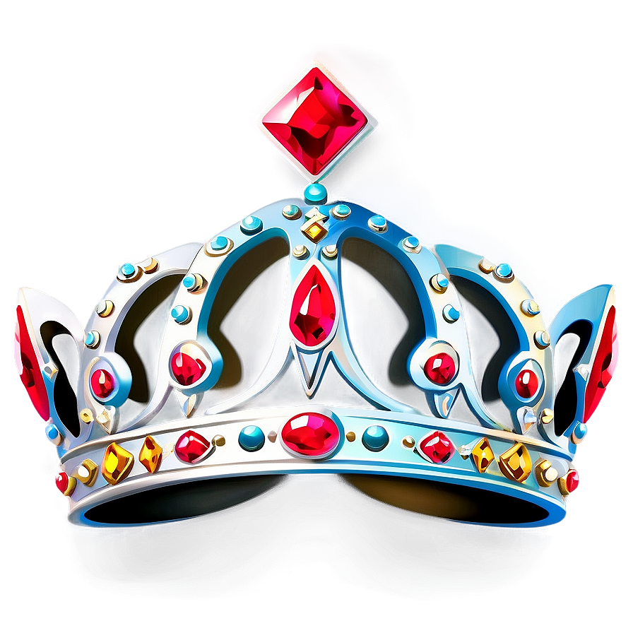 Princess Crown With Gems Png Udq PNG Image