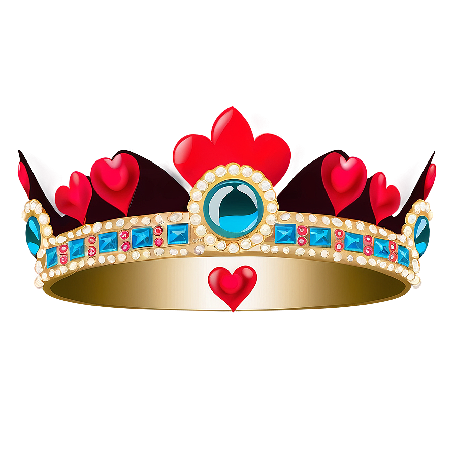 Princess Crown With Hearts Png 10 PNG Image