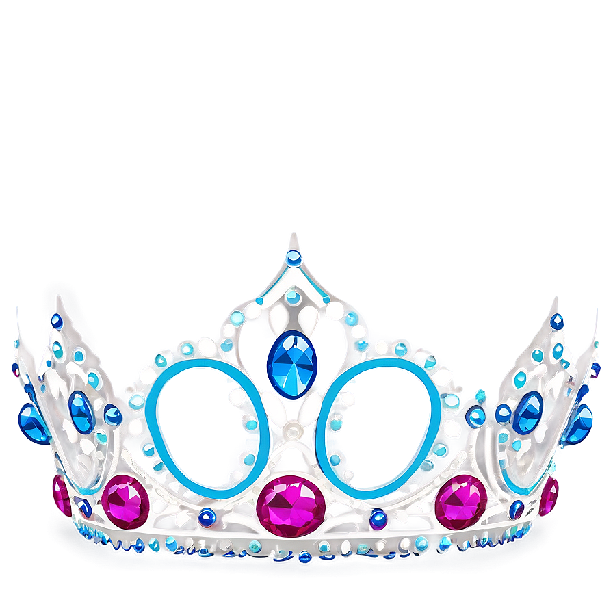 Princess Crown With Lace Png Mur PNG Image