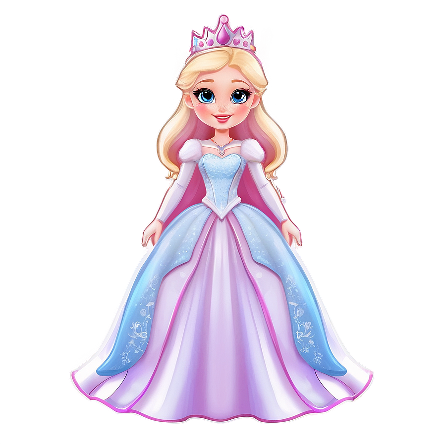 Princess Girl Cartoon Png Npa PNG Image