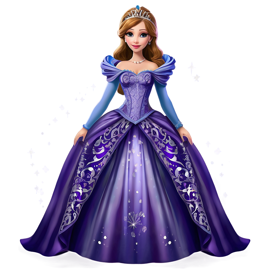 Princess Gown Png Hca PNG Image