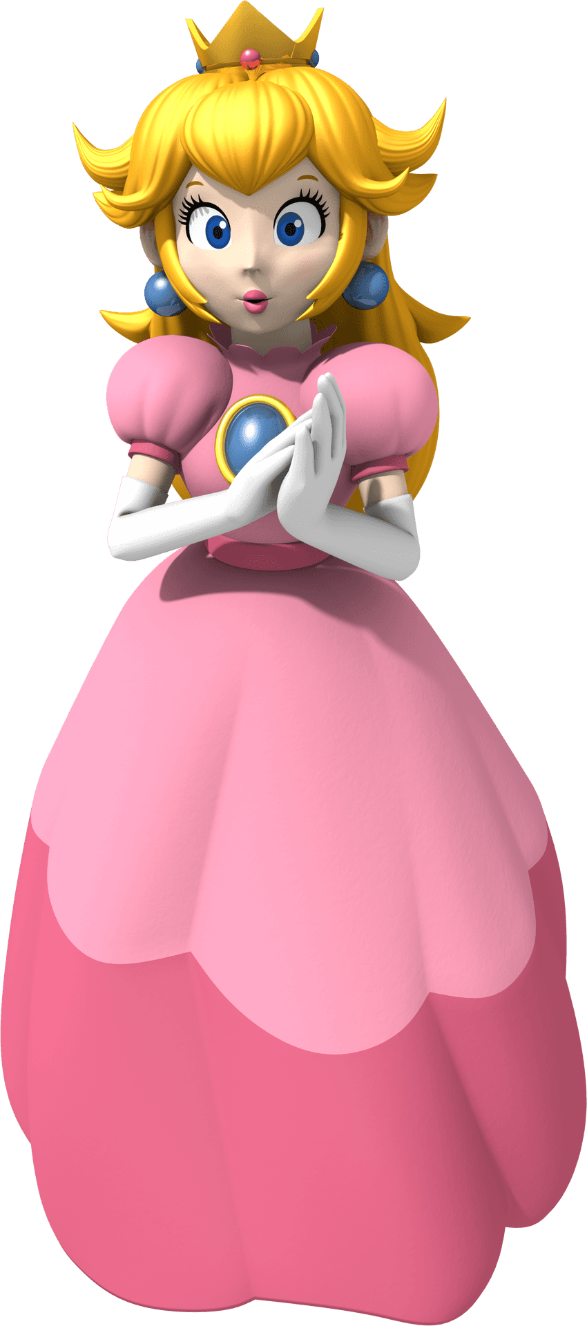 Princess Peach3 D Character PNG Image