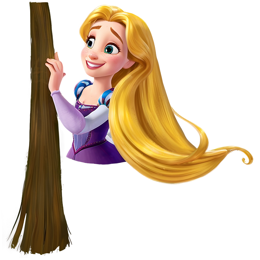 Princess Rapunzel Png Qyl PNG Image