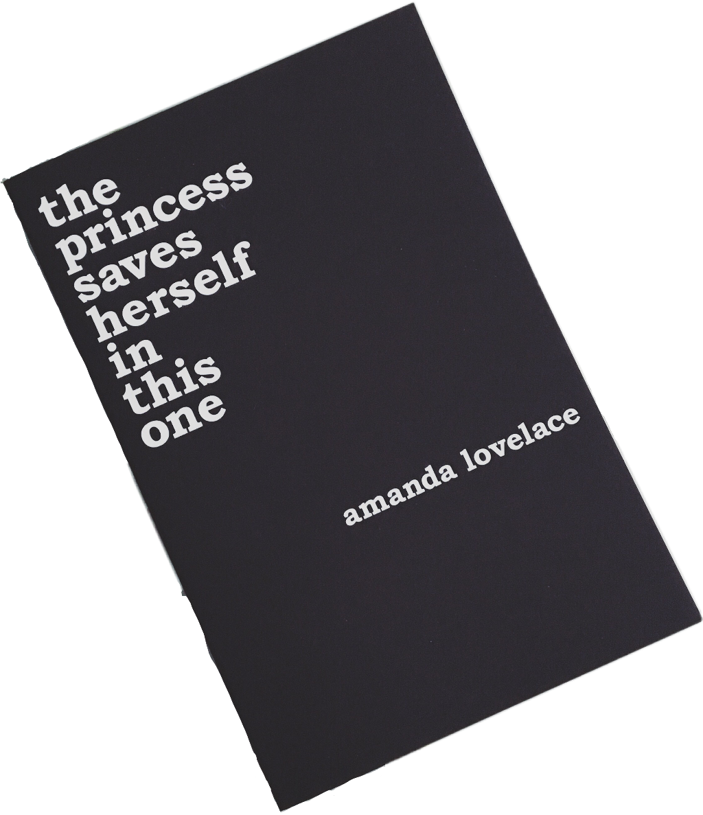 Princess Saves Herself Poetry Book Cover PNG Image