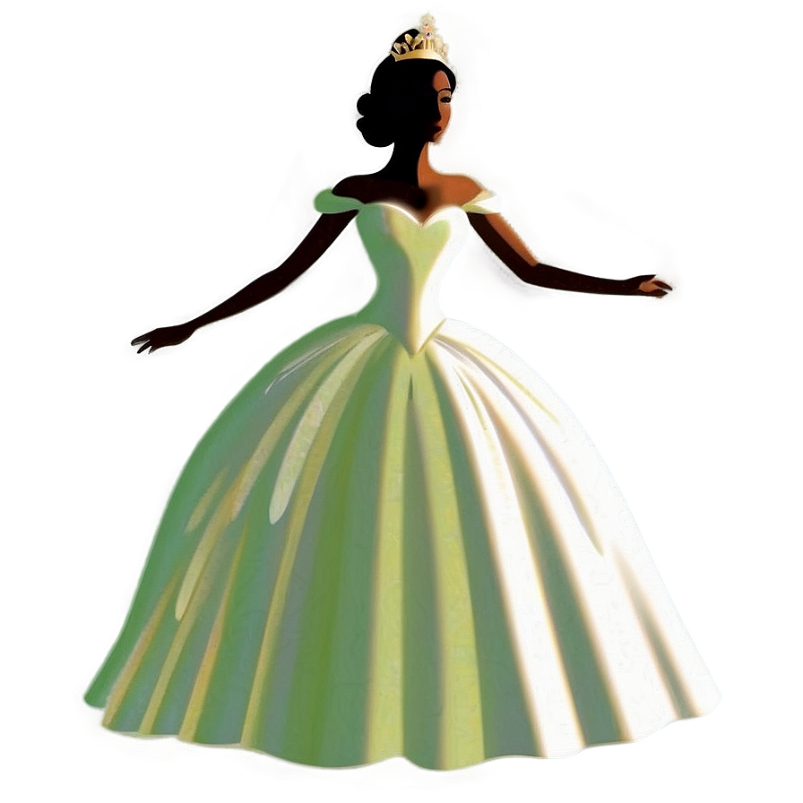 Princess Silhouette Png Hoe PNG Image