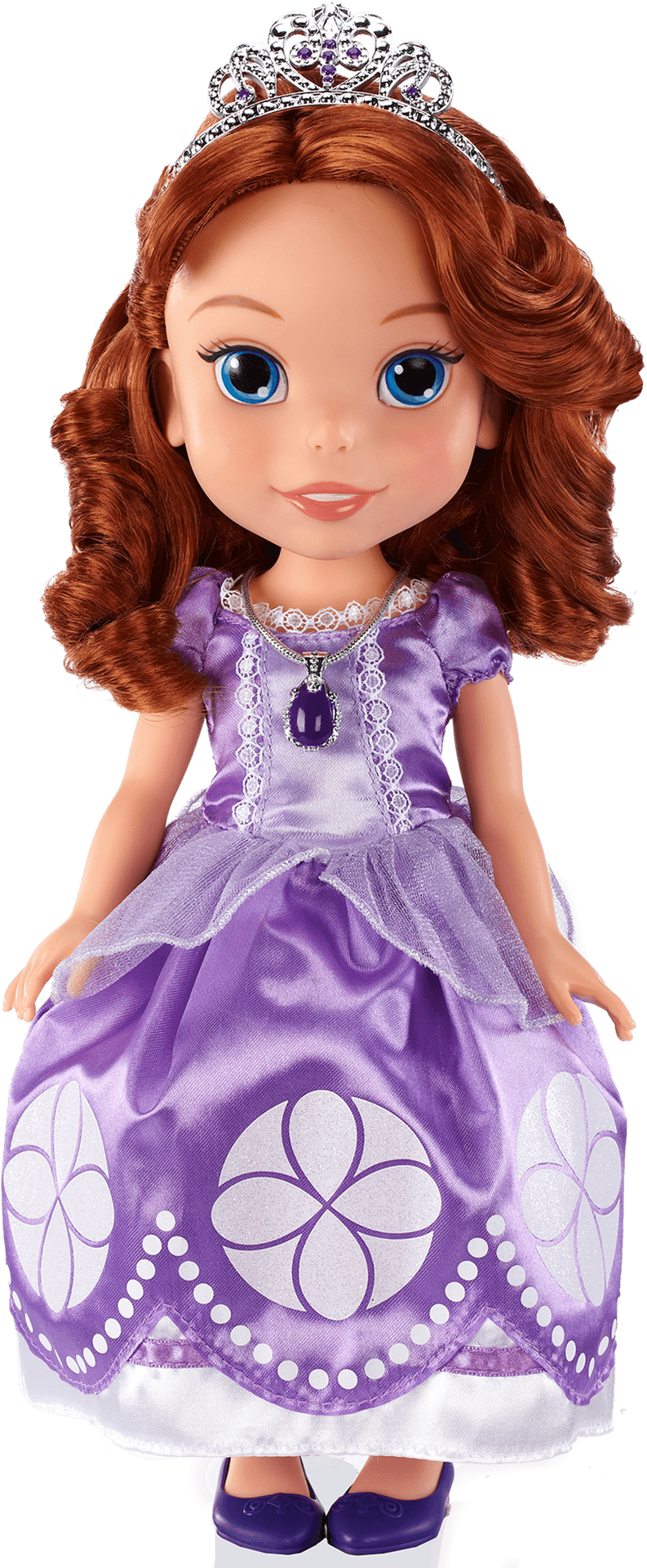 Princess Sofia Dollin Purple Dress PNG Image