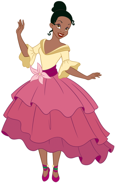 Princess Tiana Animated Character PNG Image