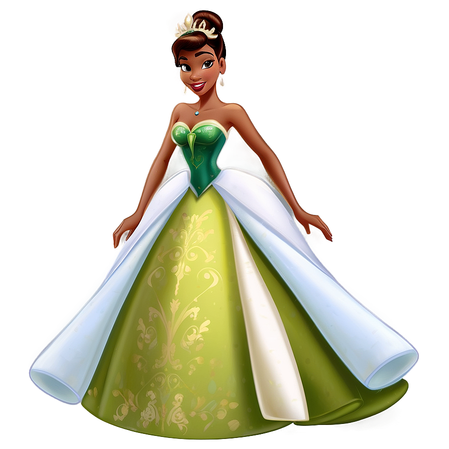 Princess Tiana Elegant Png Uie PNG Image