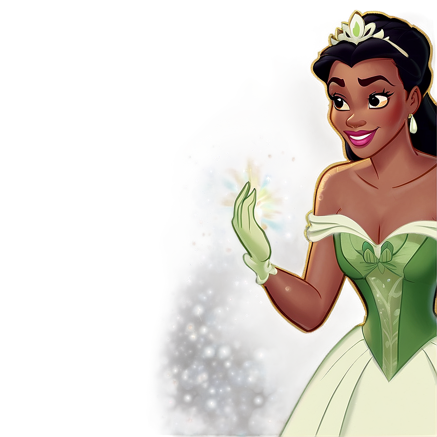 Princess Tiana Magical Png Srv80 PNG Image