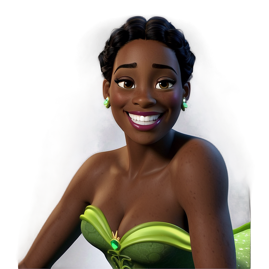 Princess Tiana Smile Png Tab20 PNG Image