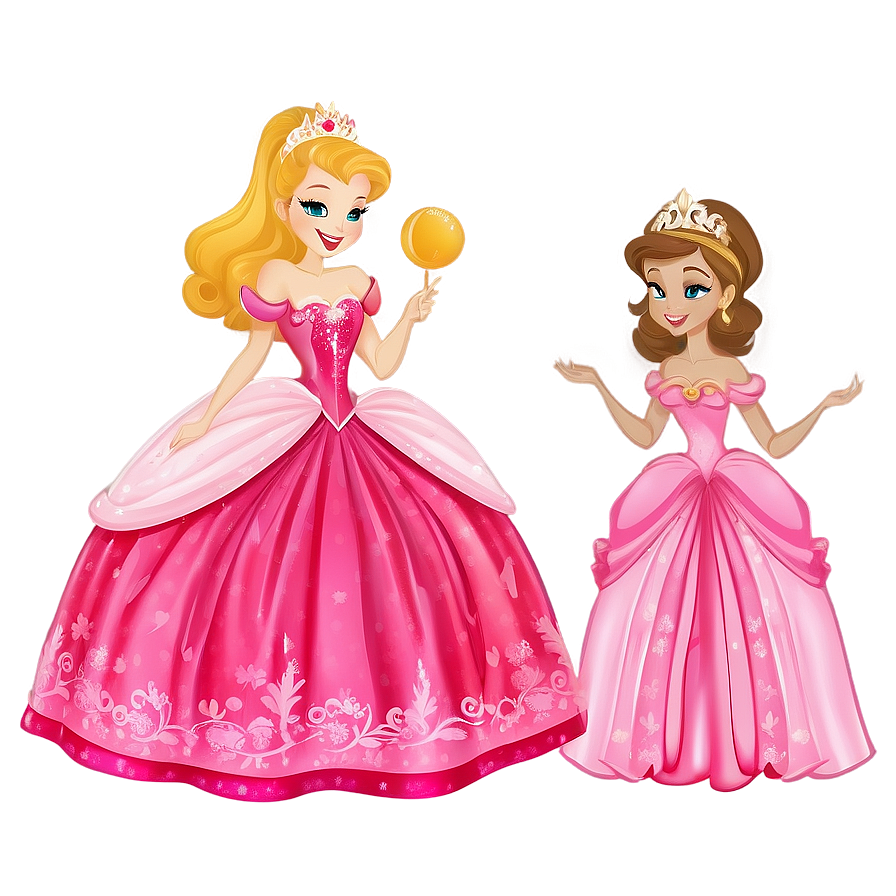 Princesses In Ball Gowns Png 06242024 PNG Image